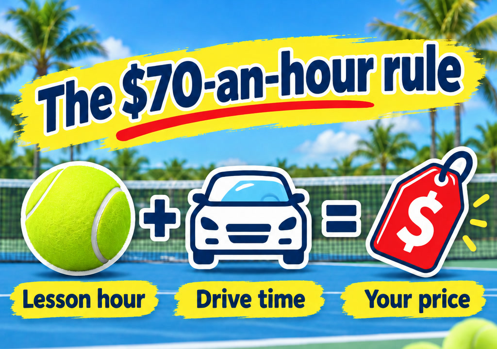 Lesson hour plus drive time equals your price