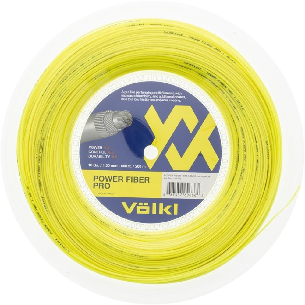 Volkl Power Fiber Pro 16g Tennis String Reel