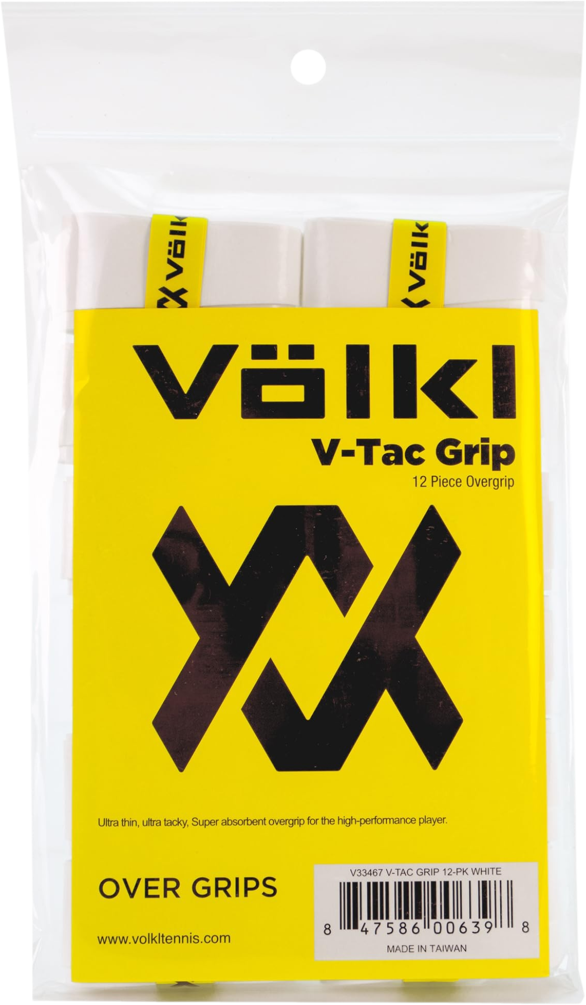 Volkl V-Tac Grip Tennis Overgrip 12-Pack