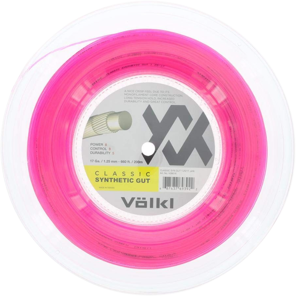 Volkl Classic Synthetic Gut 16g Tennis String Reel