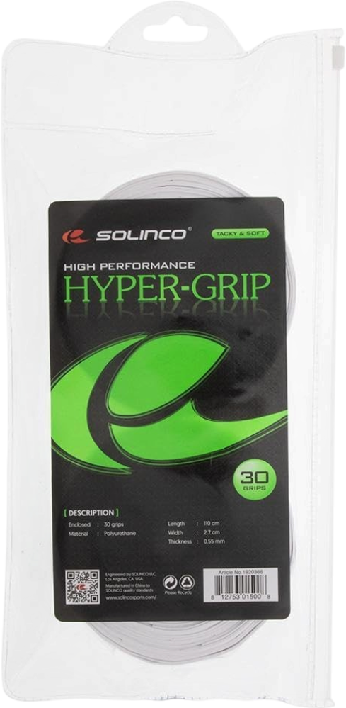 Solinco High Performance Hyper-Grip Overgrip 30-Pack