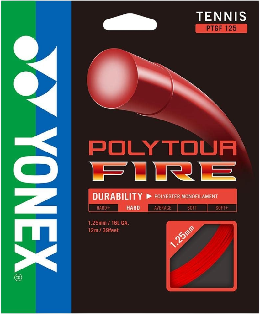 Yonex Polytour Fire 16g Tennis String Set