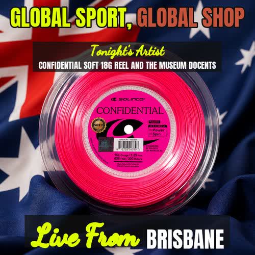Solinco Confidential Soft 18g Tennis String Reel song cover