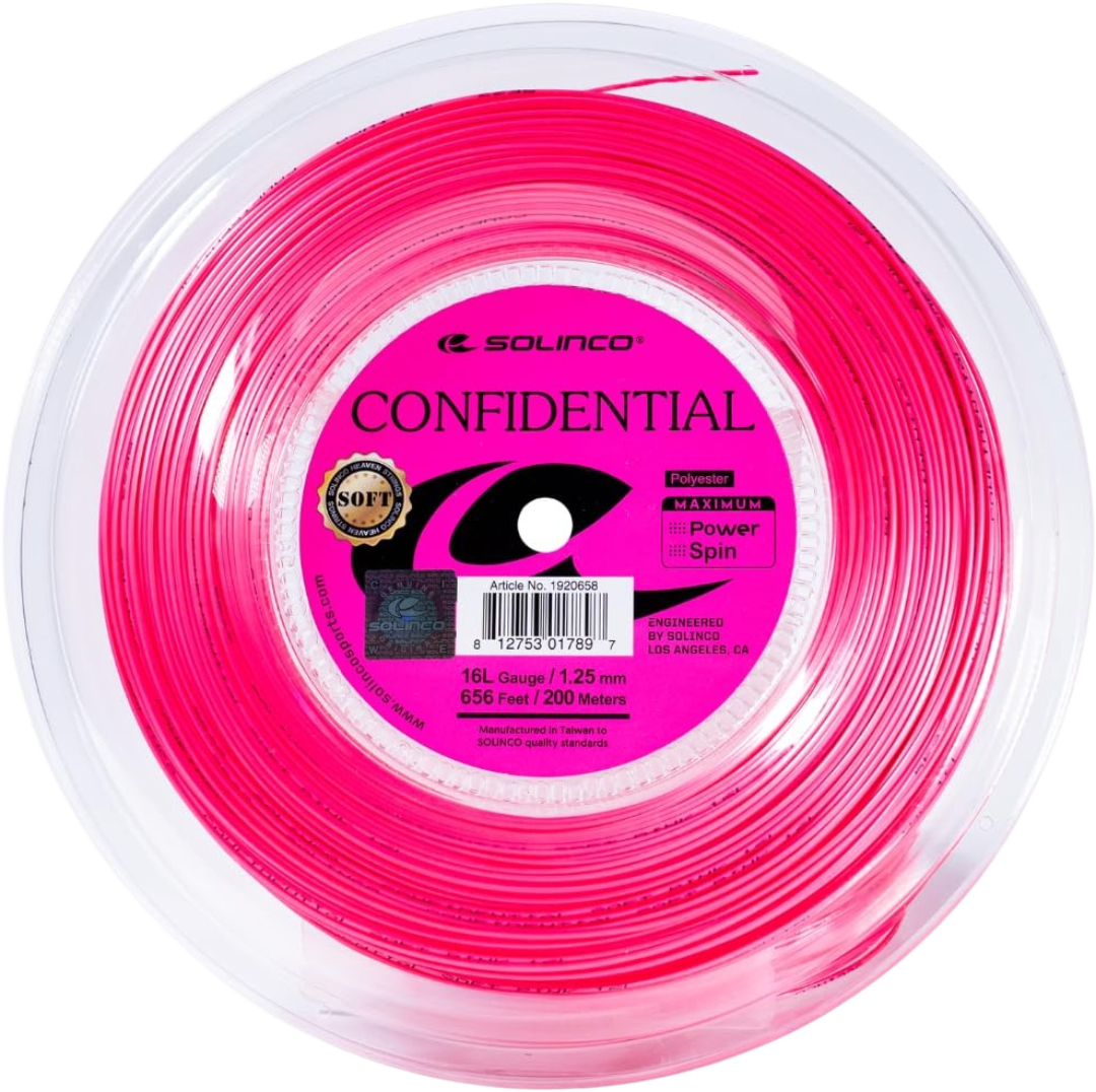 Solinco Confidential Soft 18g Tennis String Reel