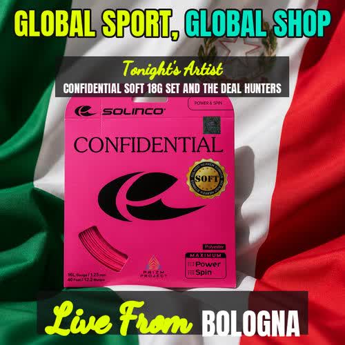 Solinco Confidential Soft 18g Tennis String Set song cover