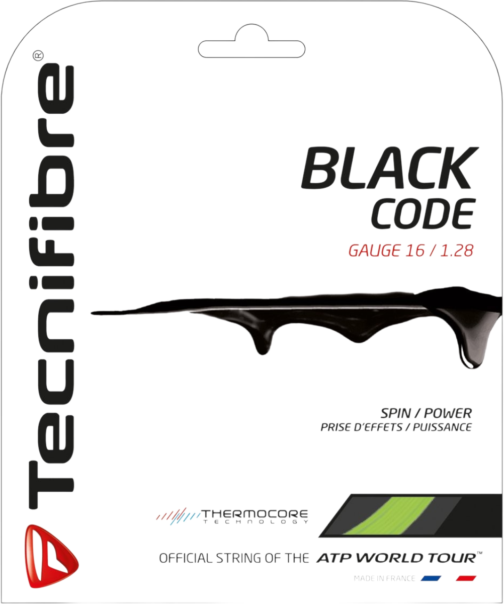 Tecnifibre Black Code 16g Tennis String Set