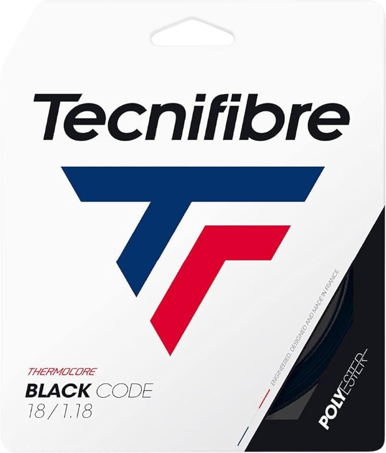 Tecnifibre Black Code 18g Tennis String Set