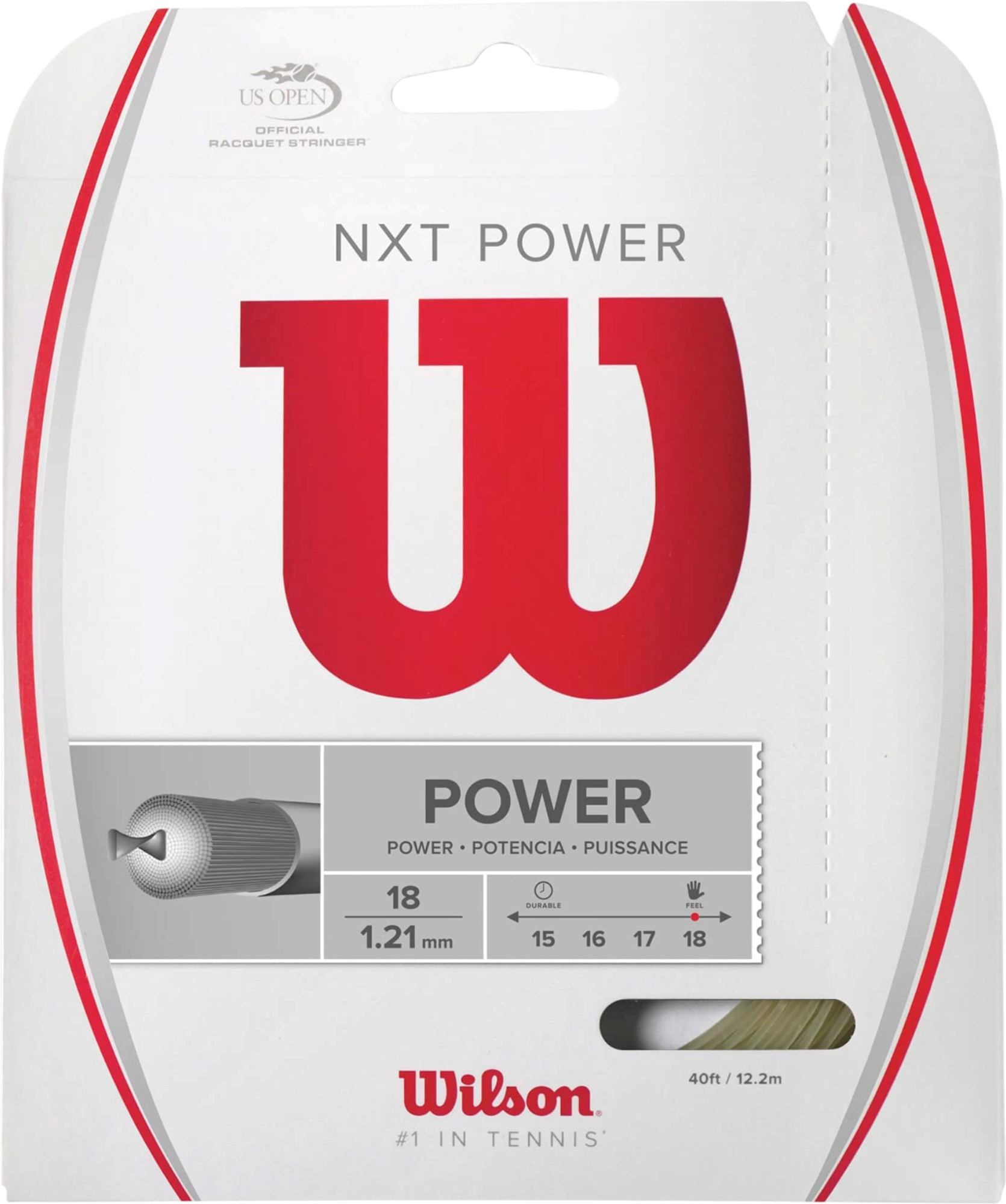 Wilson NXT Power 18g Tennis String Set
