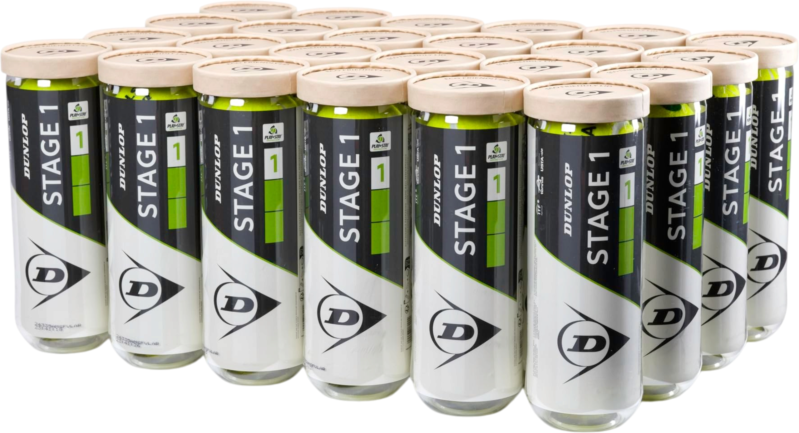 Dunlop Stage 3 Red Tennis Ball 3-Pack