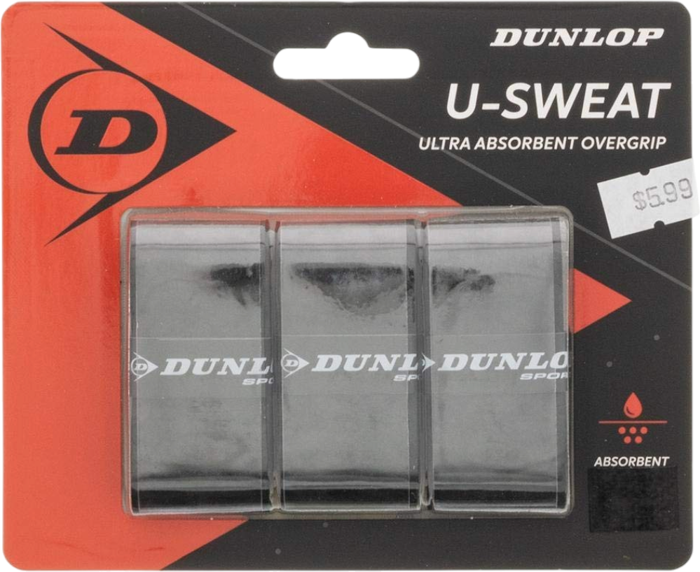 Dunlop U Sweat Tennis Overgrip 12- Pack