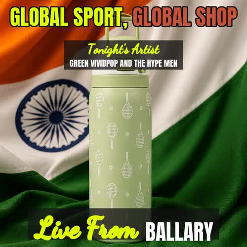 Sandjest Green VividPop Tennis Water Bottle song cover