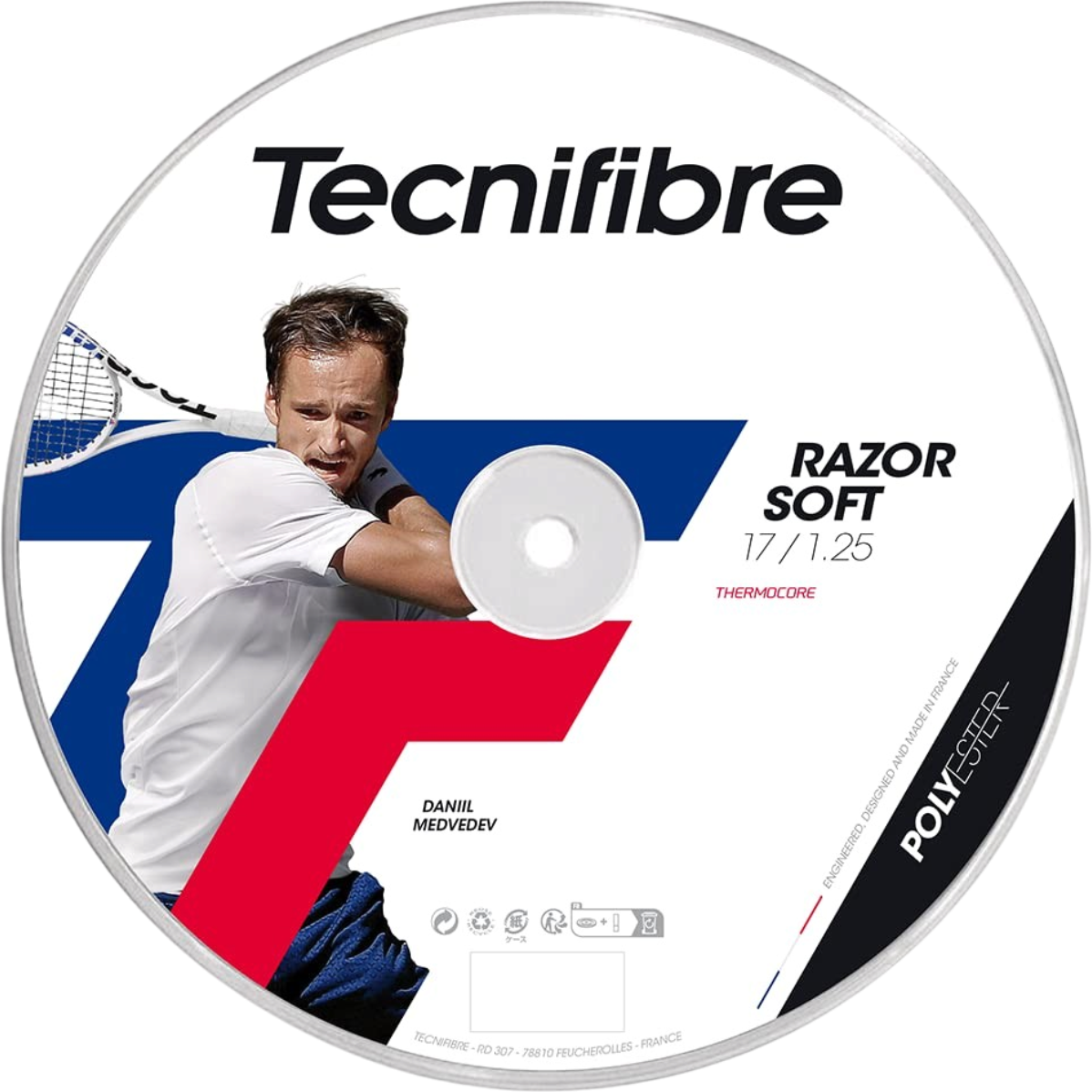 Tecnifibre Razor Soft 17g Tennis String Reel