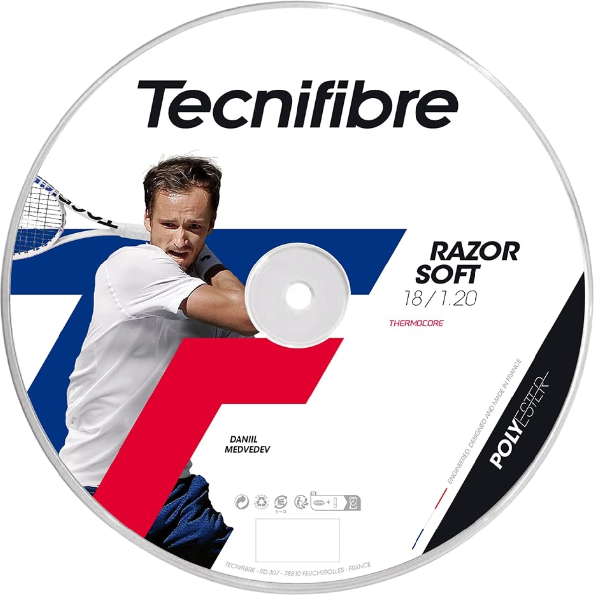 Tecnifibre Razor Soft 18g Tennis String Reel