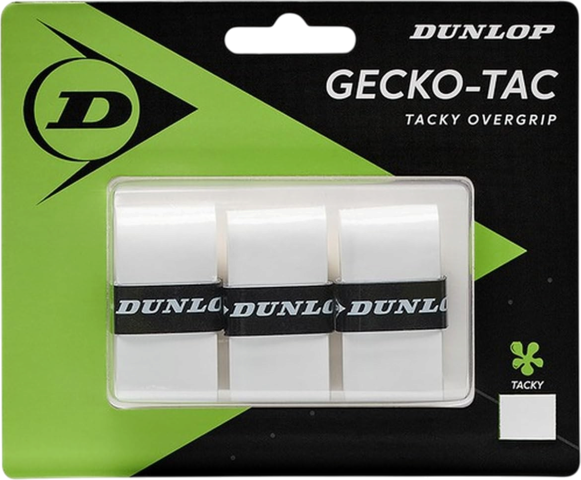 Dunlop Gecko-Tac Tennis Replacement Grip 3-Pack