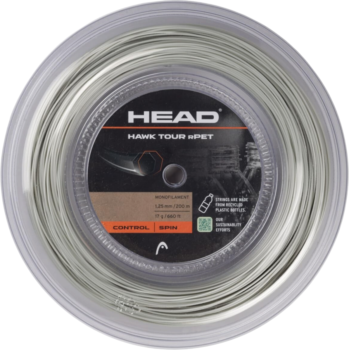 Head Hawk Tour rPET 17g Tennis String Reel