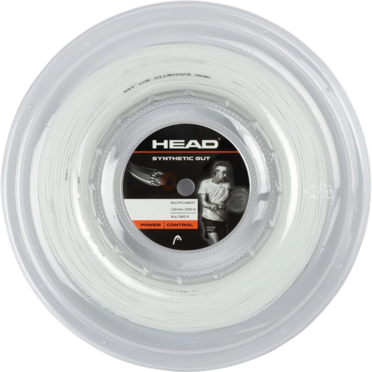 Head Synthetic Gut 16g Tennis String Reel