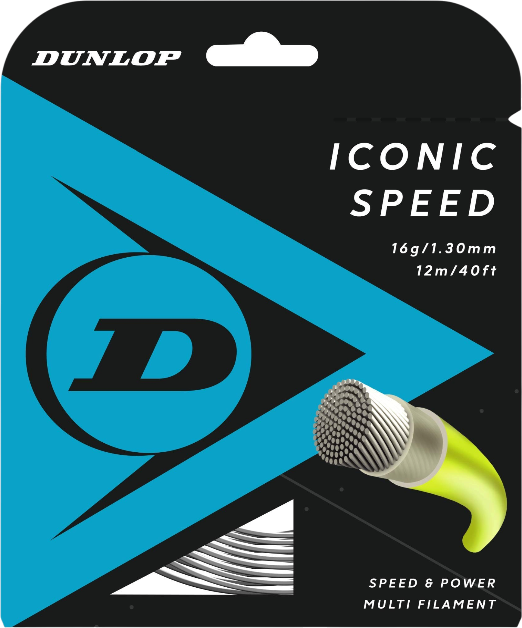 Dunlop Iconic Speed 16g Tennis String Set