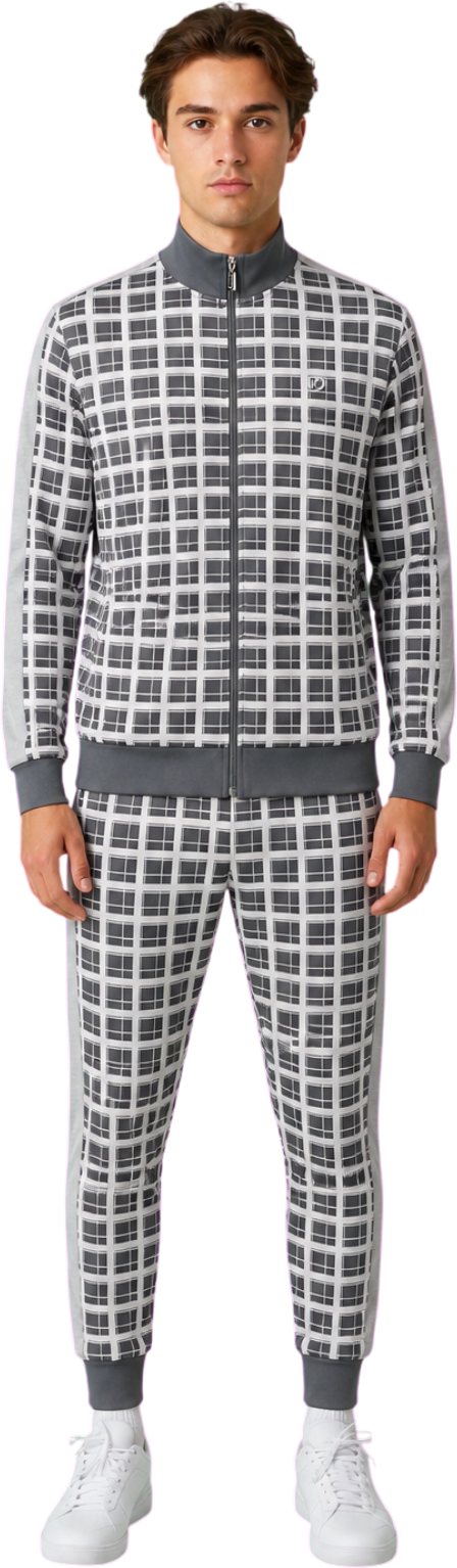 Sergio Tacchini Damarindo Check Track Jacket