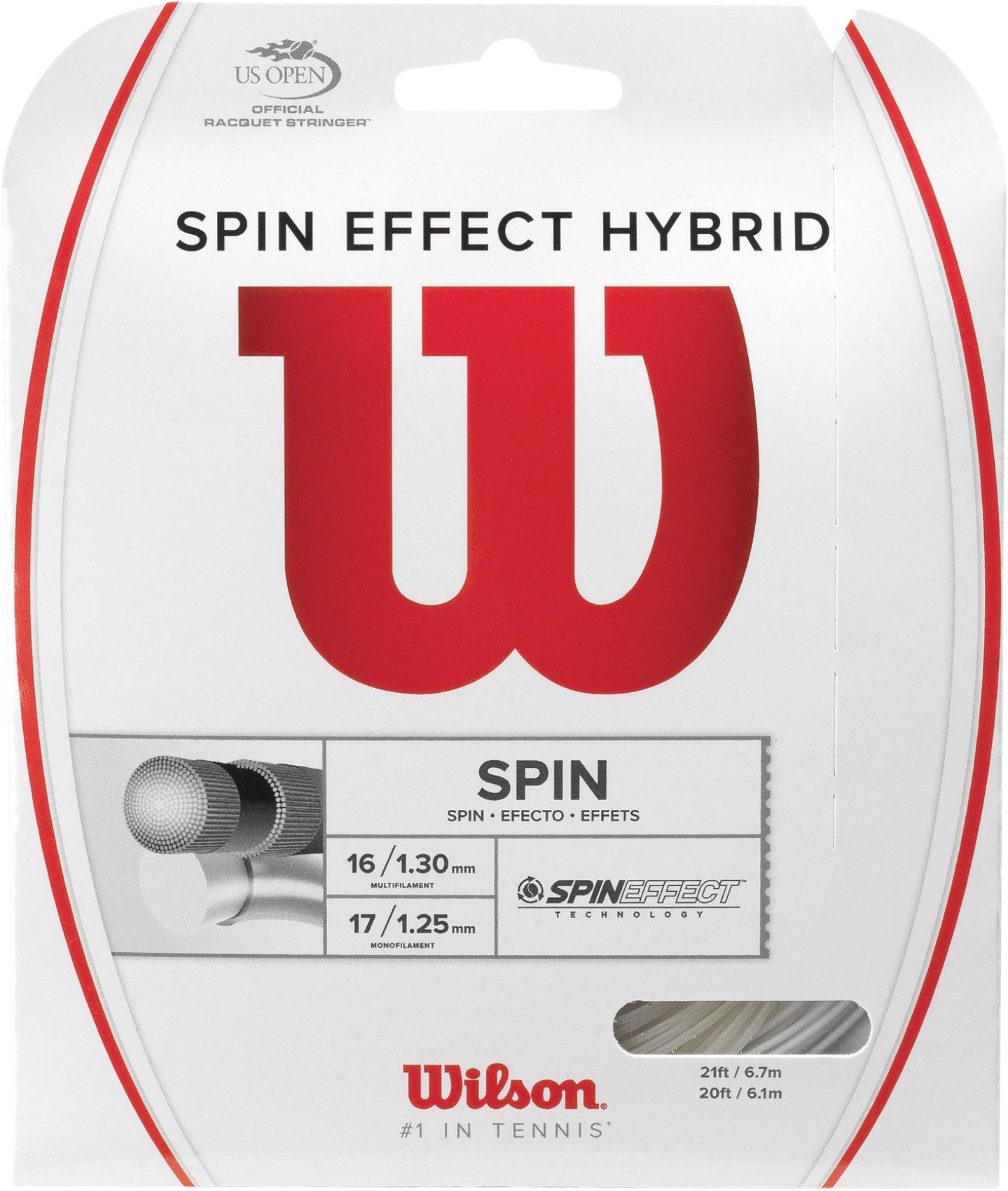Wilson Spin Effect Hybrid Tennis String Set