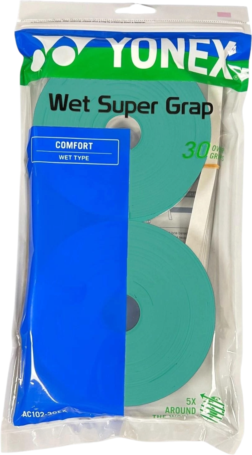 Yonex Wet Super Grap Tennis Overgrip 30-Pack