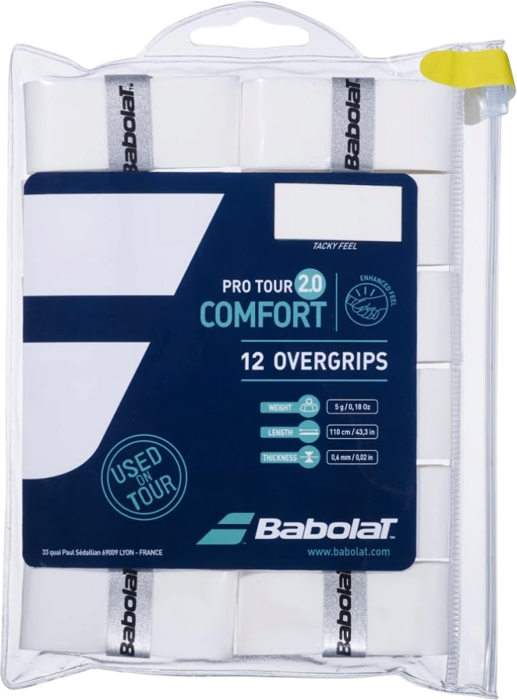 Babolat Pro Tour 2.0 Tennis Overgrip 12-Pack