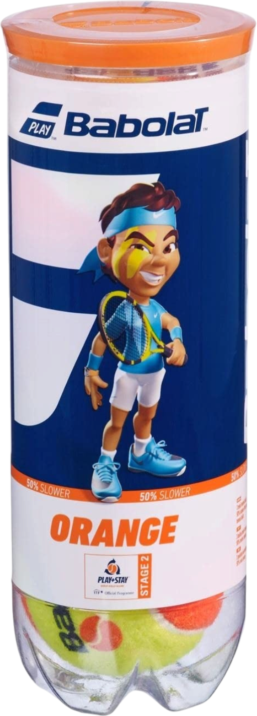 Babolat Stage 2 Orange Tennis Ball Can