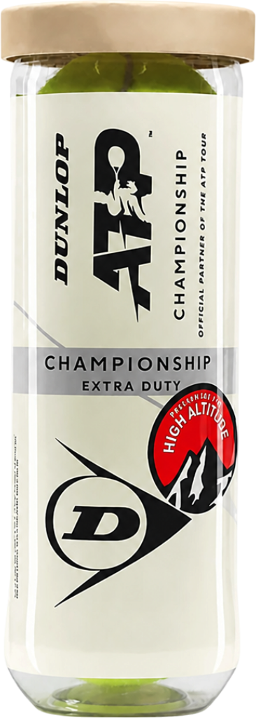 Dunlop ATP Championship Extra Duty High Altitude Tennis Ball Can