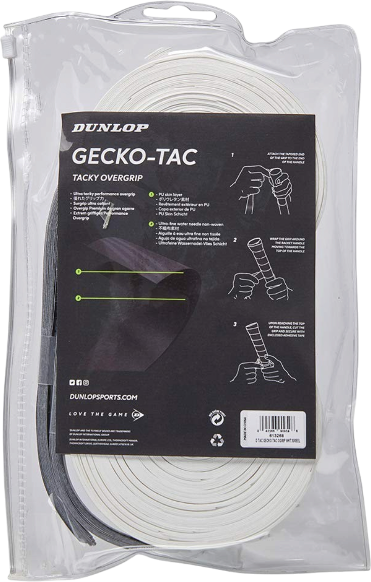 Dunlop Gecko-Tac Tennis Overgrip 30-Pack