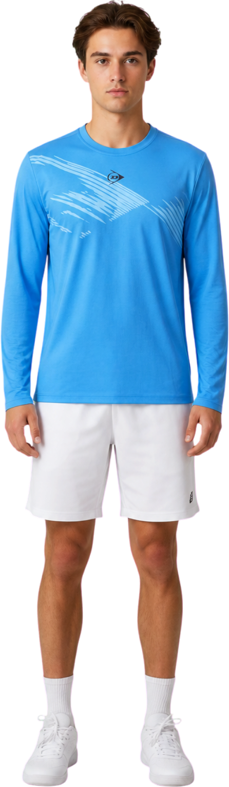 Dunlop Shadow Men's Long Sleeve Tennis Shirt