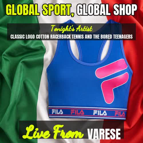 Fila Classic Logo Cotton Racerback Tennis Sports Bra song cover