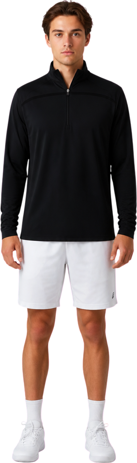 Fila Essentials Half Zip Men's Long Sleeve Tennis Shirt