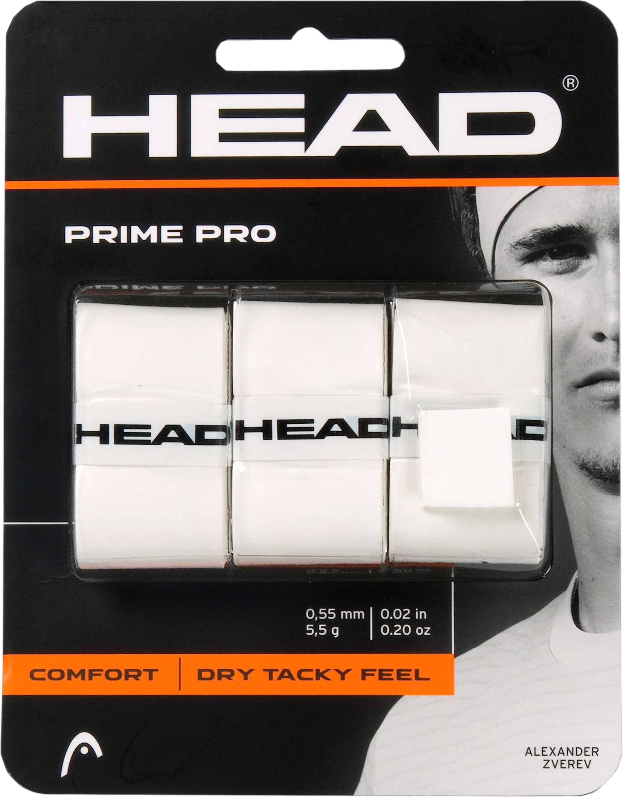 Head Prime Pro Tennis Overgrip 3-Pack