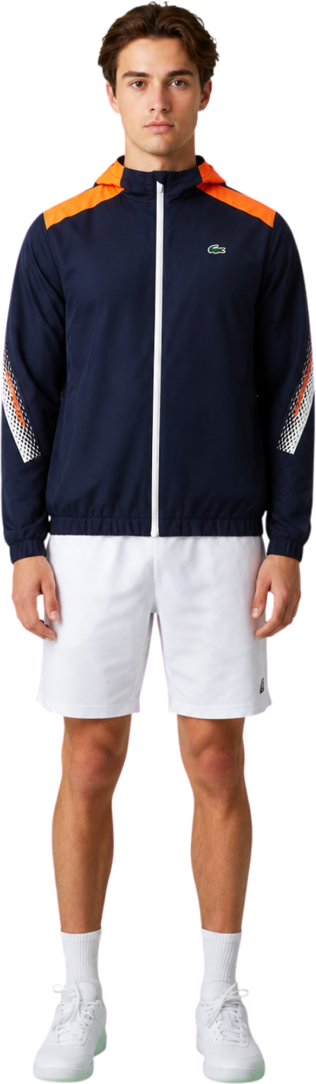 Lacoste Recycled Polyester Hooded Men's Tennis Jacket