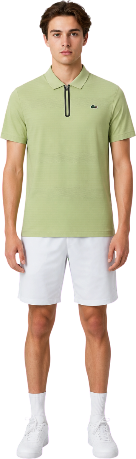 Lacoste Ultra Dry Stretch Jacquard Men's Polo Shirt