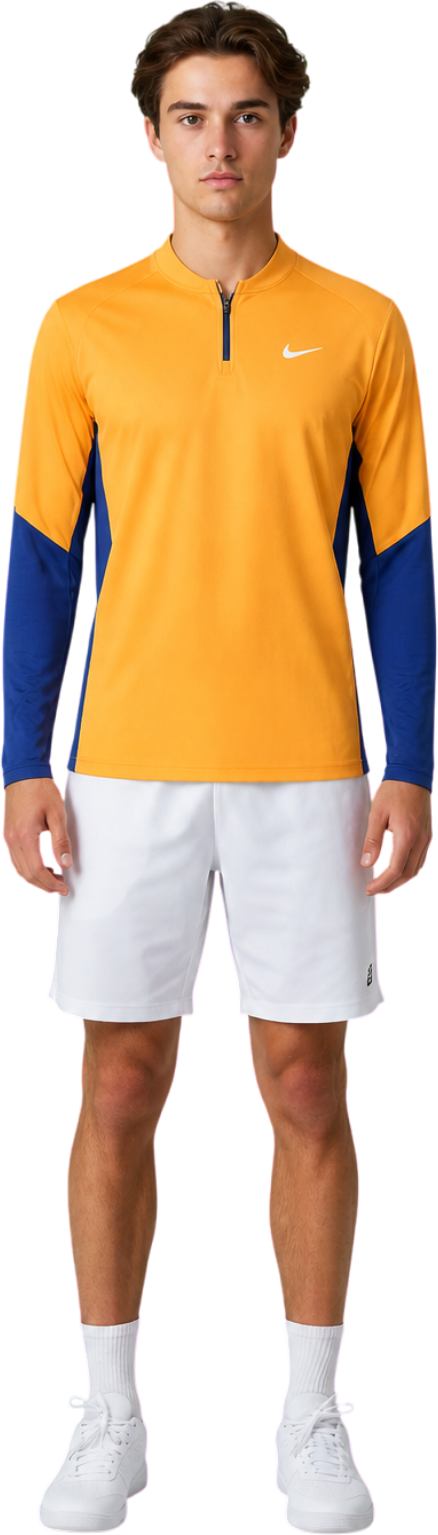 Nike Dri Fit Advantage Slim Men's Long Sleeve Tennis Shirt