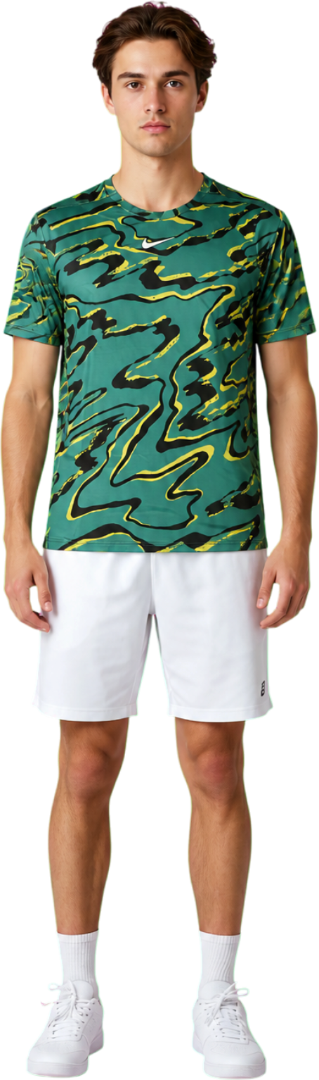 Nike Dri-FIT Advantage Slim Fit Men's Short Sleeve Tennis Shirt