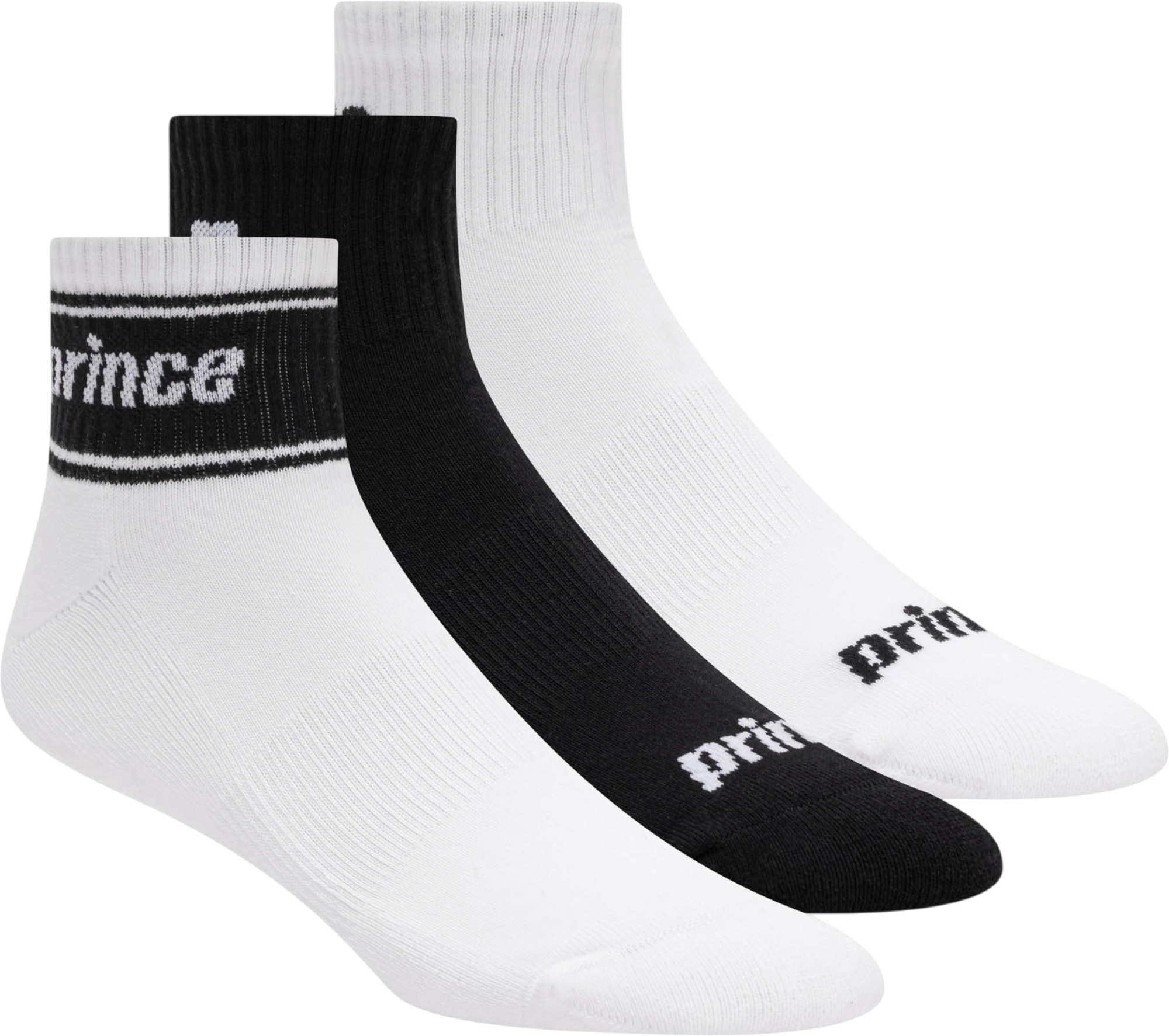 Prince Performance Quarter Crew Men's Tennis Socks 3-Pack
