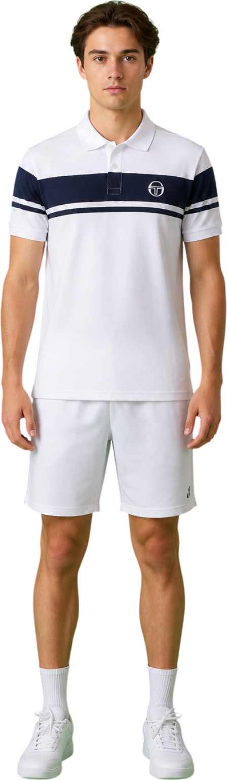 Sergio Tacchini Young Line Men's Tennis Polo