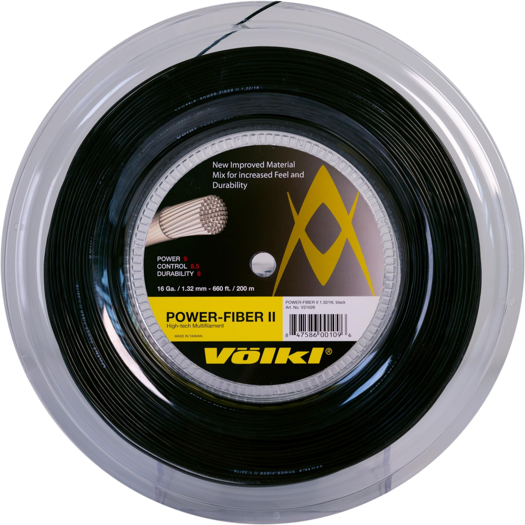 Volkl Power Fiber II 16g Tennis String Reel