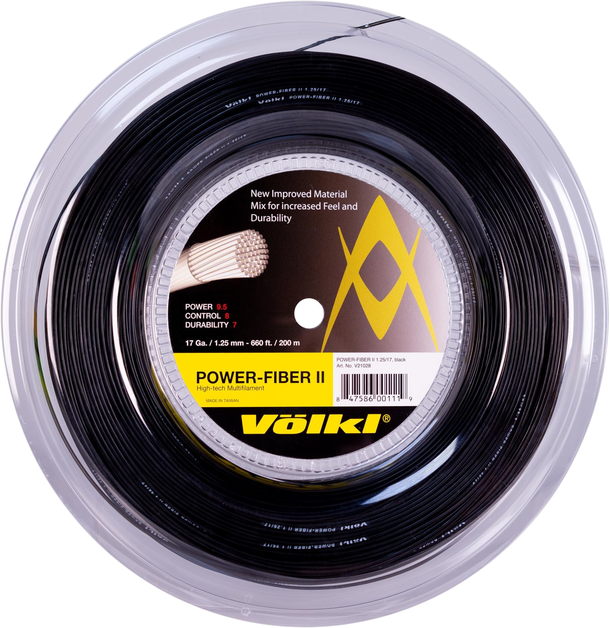 Volkl Power Fiber II 17g Tennis String Reel