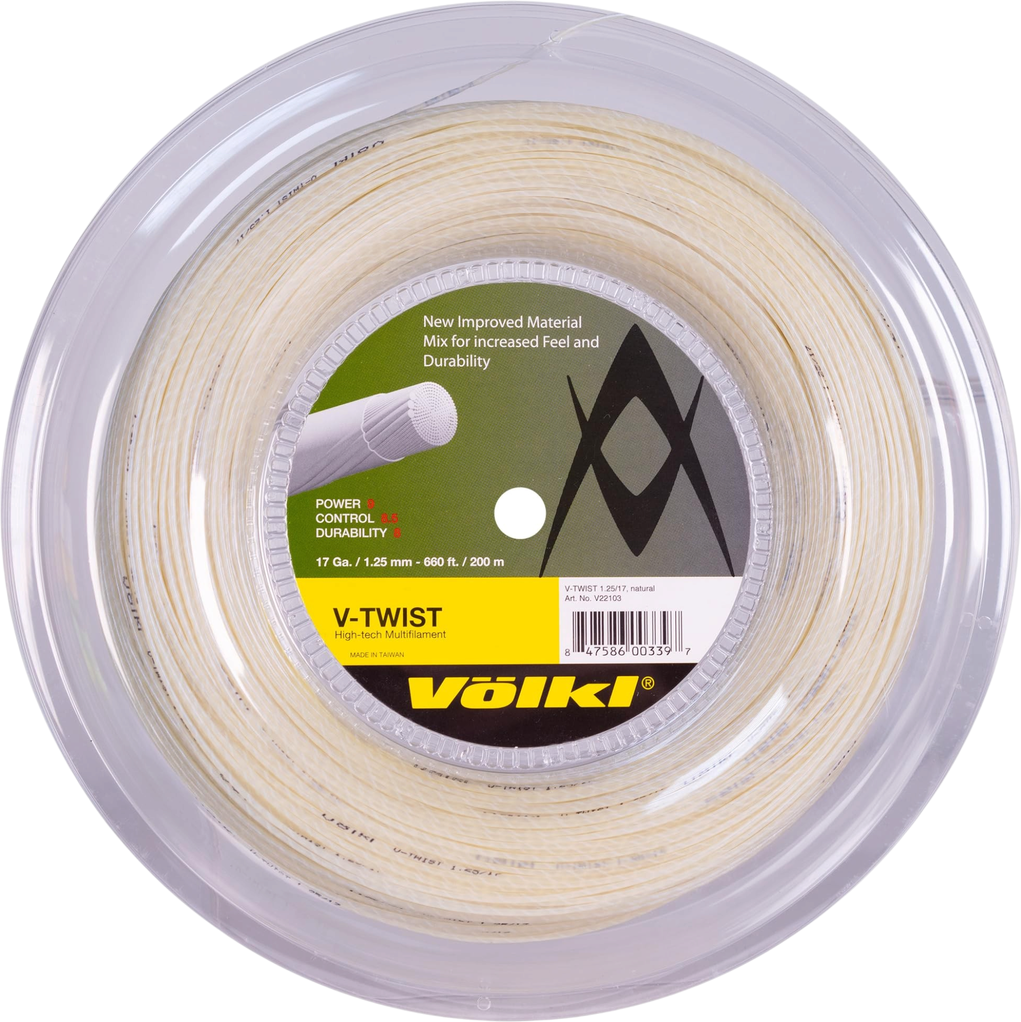 Volkl V-Twist 17g Tennis String Reel