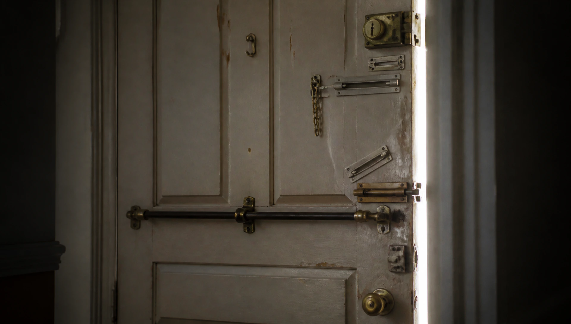 Every lock on your side, drawn back. You did your part.