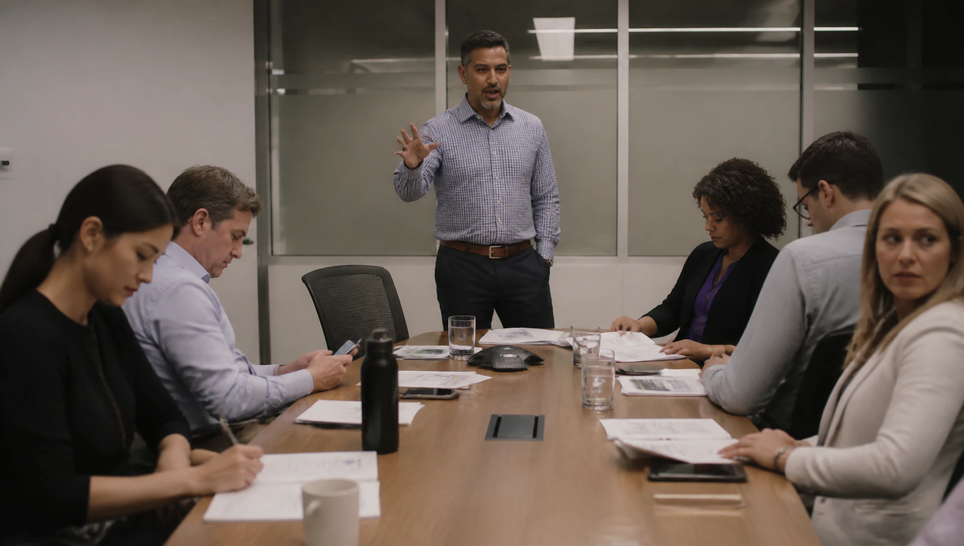 Say the obvious thing out loud and watch the table decide what you are.