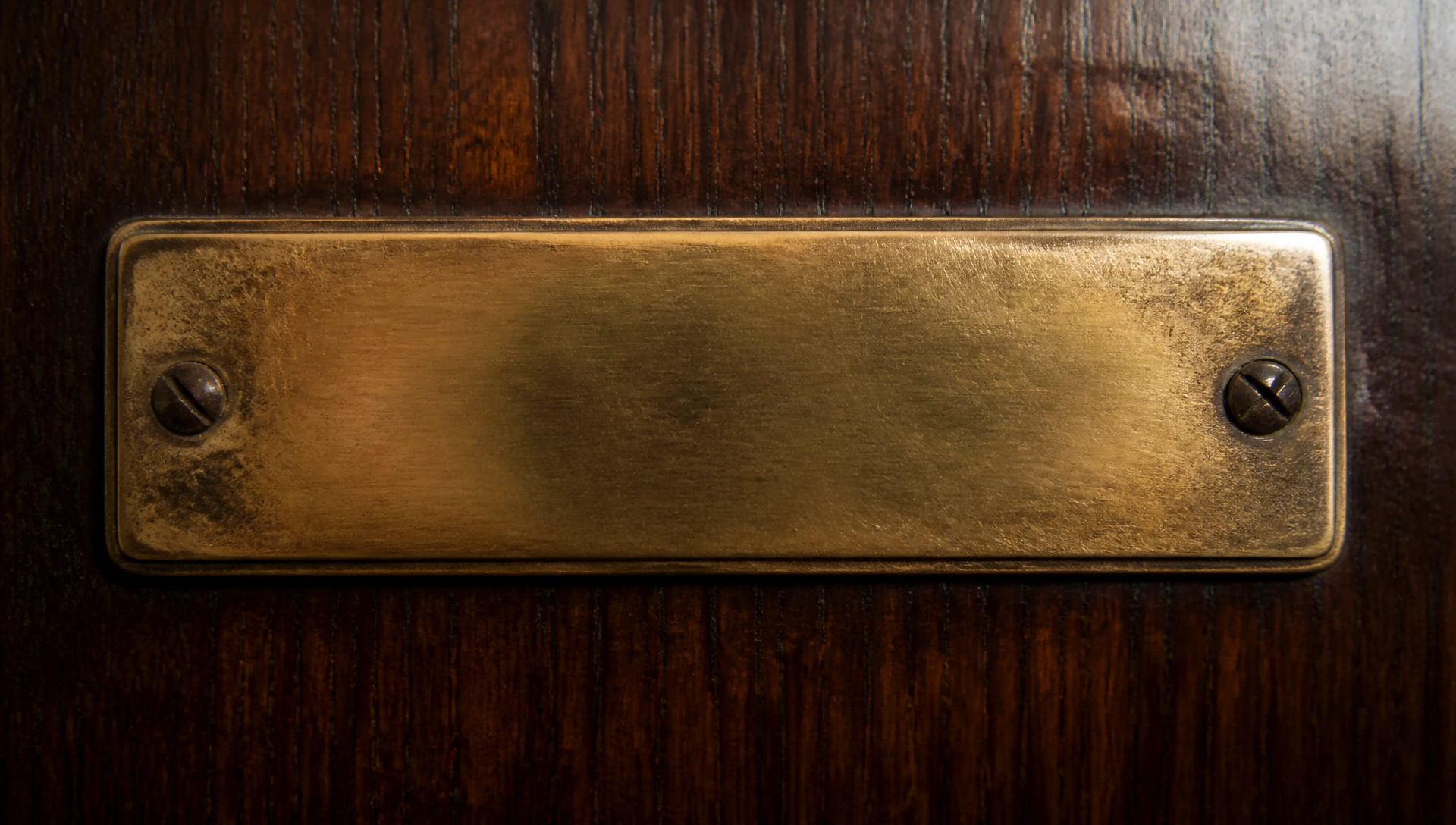 Thirty years of hands. The name is gone and the door still opens.