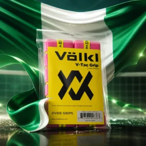 adult tennis classes in 33332 — the Volkl V-Tac Grip Tennis Overgrip 12-Pack and the national flag of Nigeria, the country of Damaturu, Nigeria, composed into a single image.
