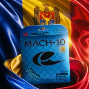 adult tennis classes Melrose Park — the Solinco Mach-10 18g Tennis String Set and the national flag of Moldova, the country of Cahul, Moldova, composed into a single image.