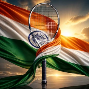Broward County cardio tennis lessons — Babolat Pure Drive Wimbledon 11th Gen Limited Edition Tennis Racquet with the national flag of India