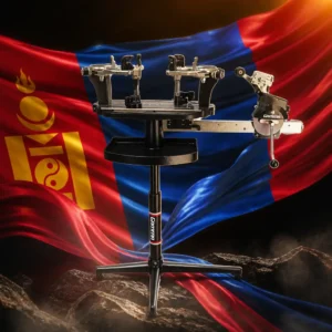cardio drills — the Gamma Intuitive 6 Point Mounting System Professional-Grade Tennis Stringing Machine combined with the national flag of Mongolia