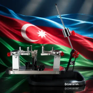 cardio instruction Fort Lauderdale — the Gamma Momentum Drop Weight 6 Plus Tennis Stringing Machine combined with the national flag of Azerbaijan