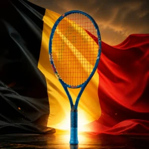cardio programs — the Head Junior 23 Paw Patrol Tennis Racquet combined with the national flag of Belgium